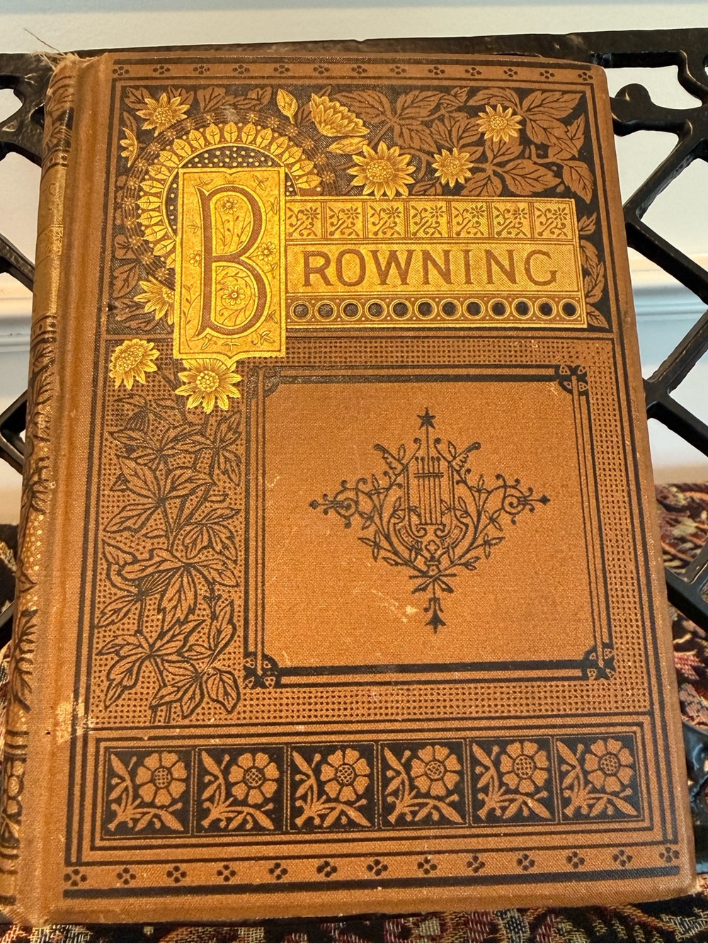Antique Mrs. Browning’s Hardback Book